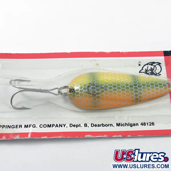 Eppinger Dardevle Imp Skeddrag, Gul/Grön/Orange, 11g, Fjäll, #1807