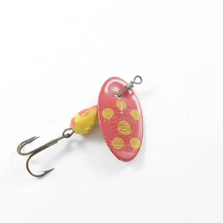 Panther Martin 2 Spinnare, Röd/Gul/Mässing, 2,5g, Vintage, #1815