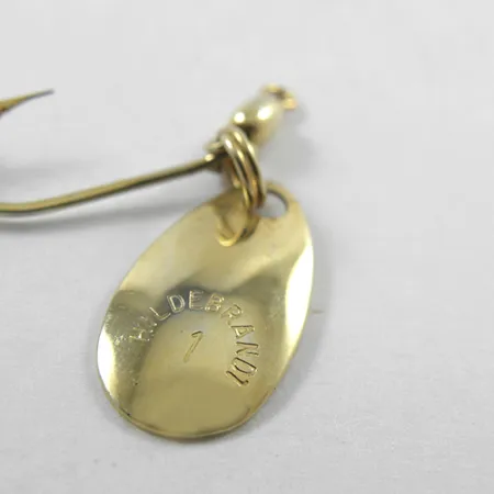 Yakima Bait Hildebrandt 1 Spinnare, Guld, 1g, Sonic Blades, #1818