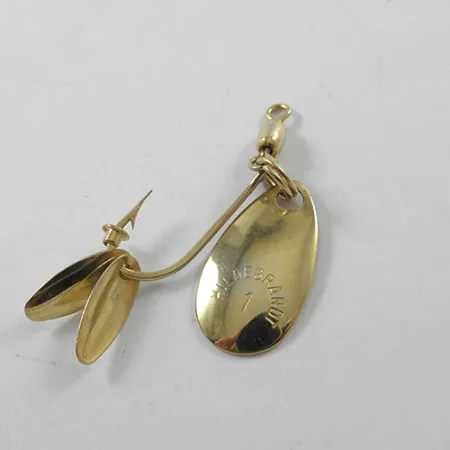 Yakima Bait Hildebrandt 1 Spinnare, Guld, 1g, Sonic Blades, #1818