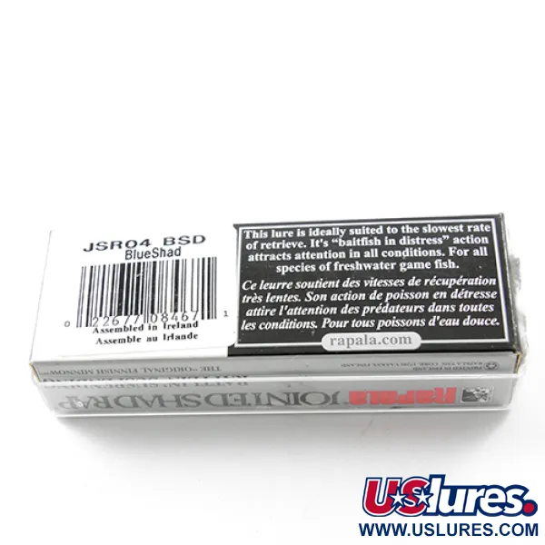 Rapala Jointed Shad Rap Rattlin 40, Ljusblå, 5g, Ledad, #1832