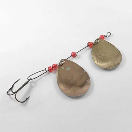 Lucky Strike Tandemspinnare, Nickel/Koppar/Röd, 12.5g, Dubbelsked, #1833