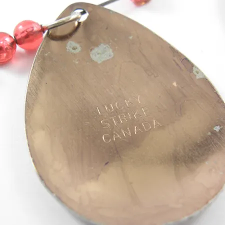 Lucky Strike Tandemspinnare, Nickel/Koppar/Röd, 12.5g, Dubbelsked, #1833