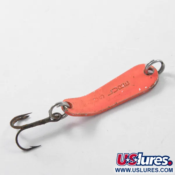 Luhr Jensen Hus-lure Skeddrag, Orange / Hologram, 2g, Vintage, #1835