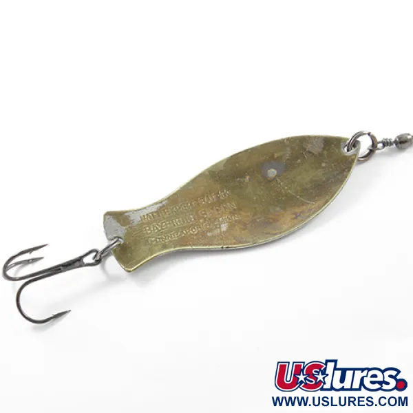 Nebco Bayfield spoon Skeddrag, Nickel / Mässing, 21g, Lekande, #1839