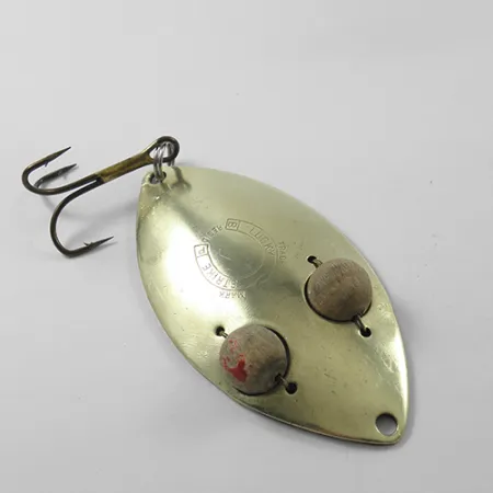 Lucky Strike Gold Red Flash Skeddrag, Mässing, 21g, Träögon, #1840