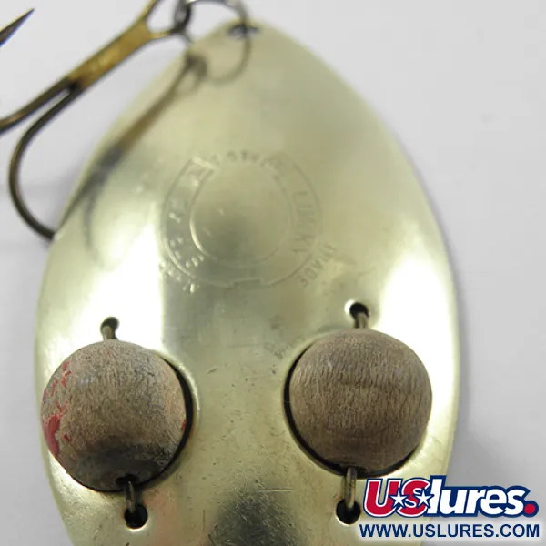 Lucky Strike Gold Red Flash Skeddrag, Mässing, 21g, Träögon, #1840