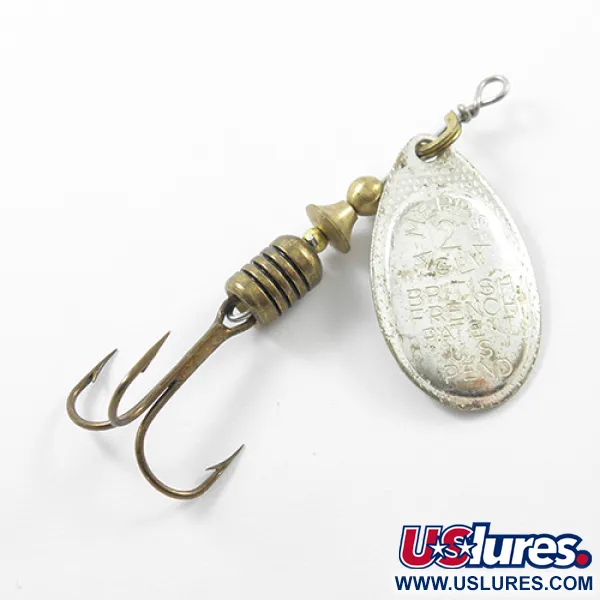 Mepps Aglia 2 Spinnare, Silver, 4.5g, Vintage, #1841