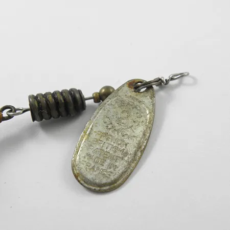 Mepps Comet 2 Spinnare, Silver, 4,5g, Gula fjädrar, #1846