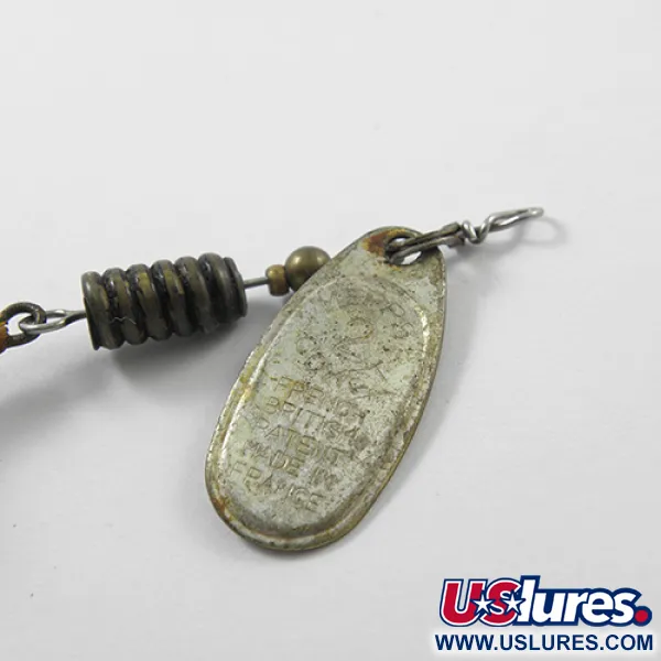 Mepps Comet 2 Spinnare, Silver, 4,5g, Gula fjädrar, #1846