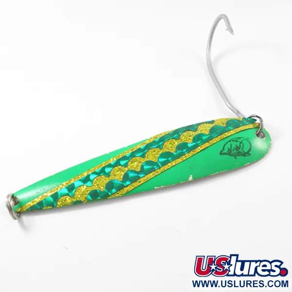 Eppinger Dardevle Flutter-Chuck Magnum 3200 Sked, Grön/Nickel, 14g, #1852