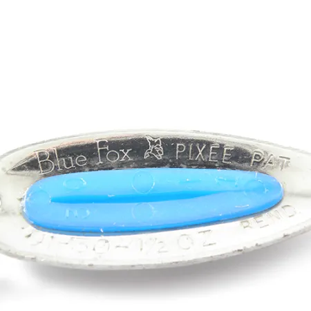 Blue Fox Pixee Skeddrag, Nickel / Blå, 14g, Hamrad Finish, #1858