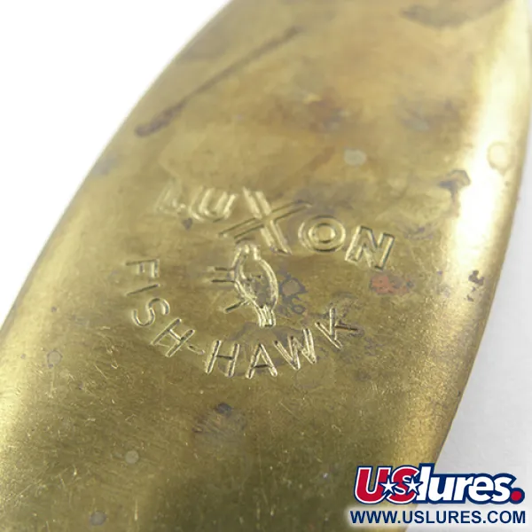 Luxon Fish-Hawk Trollingsked, Mässing, 12g, Präglad Logotyp, #1862