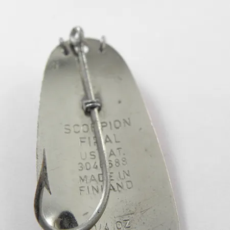 Scorpion Weedless Skeddrag, Röd / Vit / Nickel, 7g, Vasskyddad, #1863