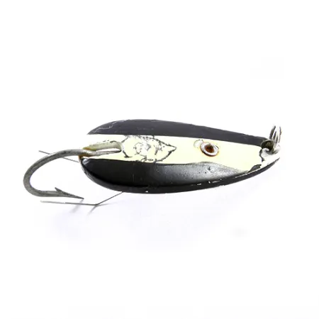 Eppinger Weedless Dardevle Midget Skeddrag, Svart/Vit/Nickel, 6g, #1867