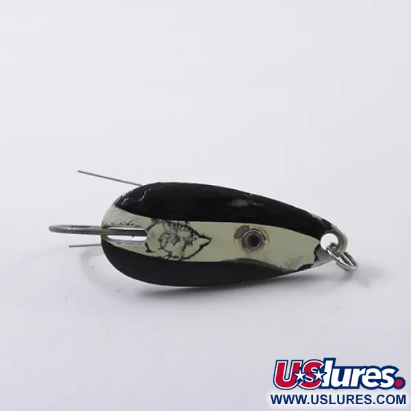 Eppinger Weedless Dardevle Midget Skeddrag, Svart/Vit/Nickel, 6g, #1867