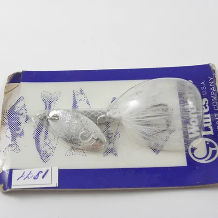 Worden’s Original Rooster Tail Spinnare, Nickel / Vit, 1,77g, #1871