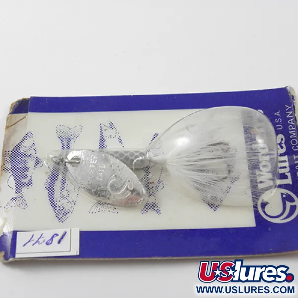 Worden’s Original Rooster Tail Spinnare, Nickel / Vit, 1,77g, #1871