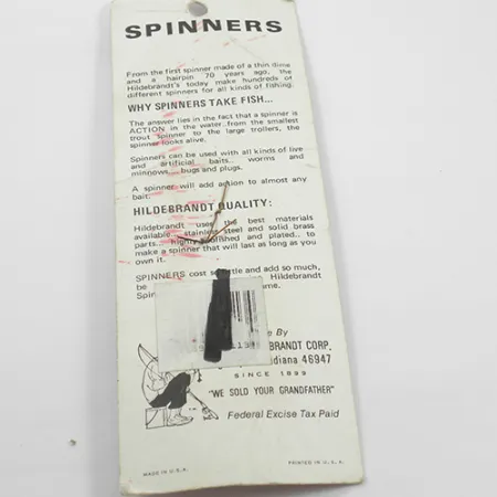 Hildebrandt Colorado 2 Spinnare, Guld, 1,4g, Vintage-sked, #1882