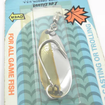 Les Davis Canadian Wonder Skeddrag, Nickel/Guld, 7g, 50/50 Finish, #1884