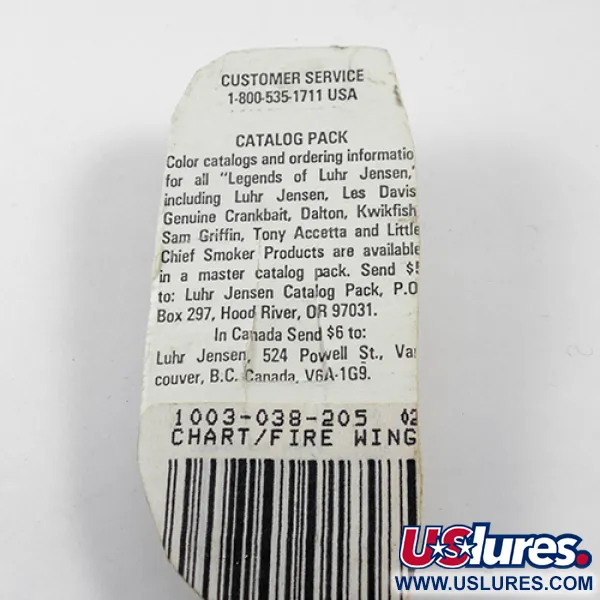 Luhr Jensen Krocodile Die #3 Skeddrag, Lysgul, 10,6g, Vintage, #1890