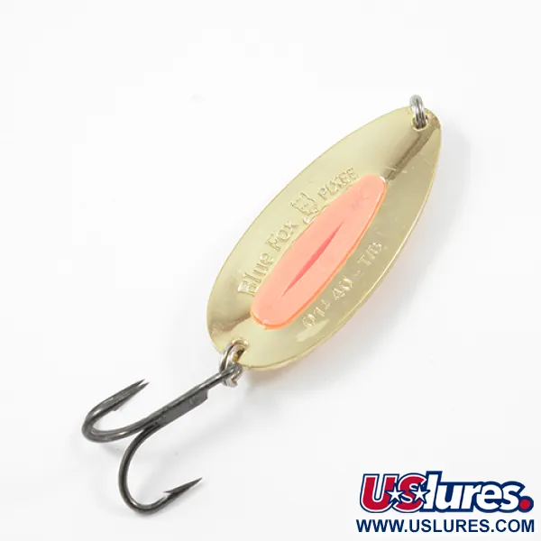 Blue Fox Pixee Skeddrag, Guld/Orange, 24g, Mässing, #1905