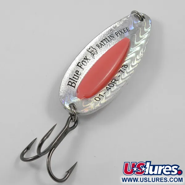 Blue Fox Rattlin Pixee Skeddrag, Regnbåge, 24g, Rassel, #1909
