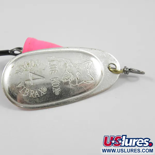 Blue Fox Super Vibrax 4 Spinnare, Silver/Rosa, 10,5g, Anti-tvinning, #1916