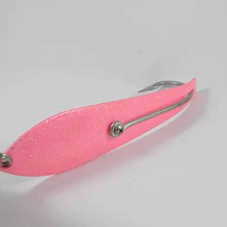 Pro King Weedless King Spoon Skeddrag, Silver/Rosa, 34g, Vasskydd, #1931