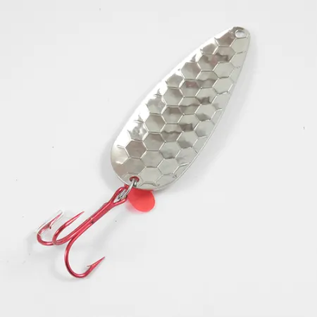 Worth Red King Spoon Skeddrag, Hamrad nickel, 17g, USA, #1942