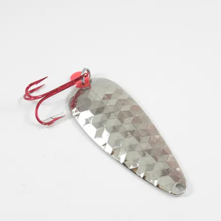 Worth Red King Spoon Skeddrag, Hamrad nickel, 17g, USA, #1942