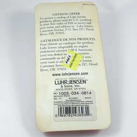 Luhr Jensen Krocodile Die #5 Skeddrag, Fire Tiger/Gold, 21g, #1944