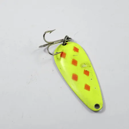 Blue Fox Aqua Skeddrag, Lime/Orange, 9.5g, Vintage USA, #1951