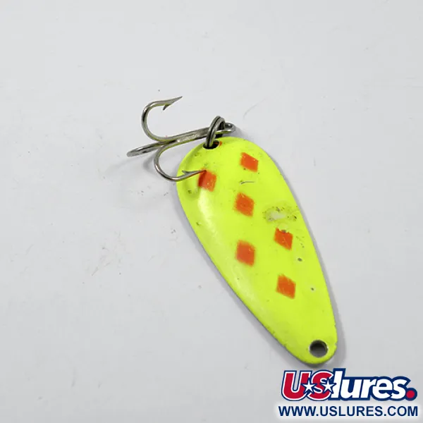 Blue Fox Aqua Skeddrag, Lime/Orange, 9.5g, Vintage USA, #1951