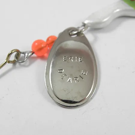 Erie Dearie Walleye Killer Spinnare, Nickel/Grön, 14g, Vintage, #1952