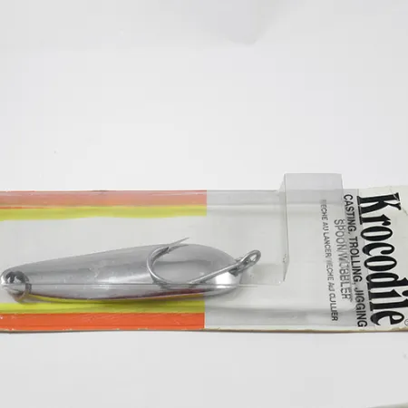 Luhr Jensen Krocodile Die #6 Skeddrag, Nickel, 64g, Enkelkrok, #1959