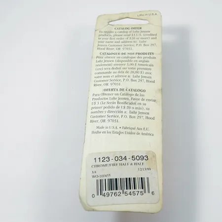 Luhr Jensen Lil' Kroc Skeddrag, Krom/Röd, 21g, Långkastande, #1977