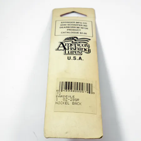 Eppinger Dardevle Skeddrag, Grön/Gul Fluo, 28g, Bikakemönster, #1980