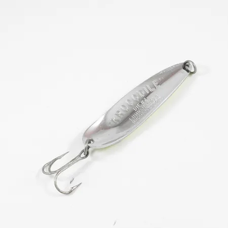 Luhr Jensen Krocodile Die #4 Skeddrag, Gul/Grön/Nickel, 14g, #1983