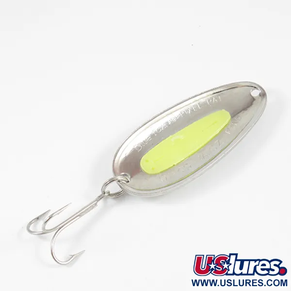 Blue Fox Pixee Skeddrag, Hamrad nickel / Gul, 24g, Laxägg, #1986