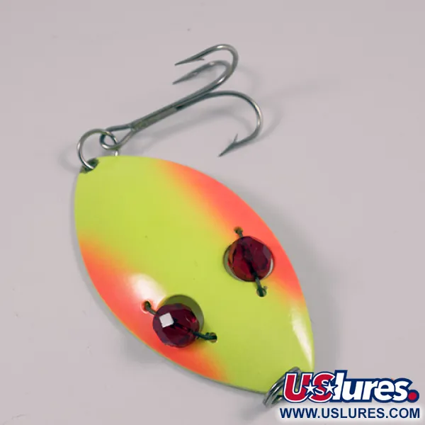 Eppinger Red Eye Wiggler Skeddrag, Gul/Orange/Nickel, 25g, #1990