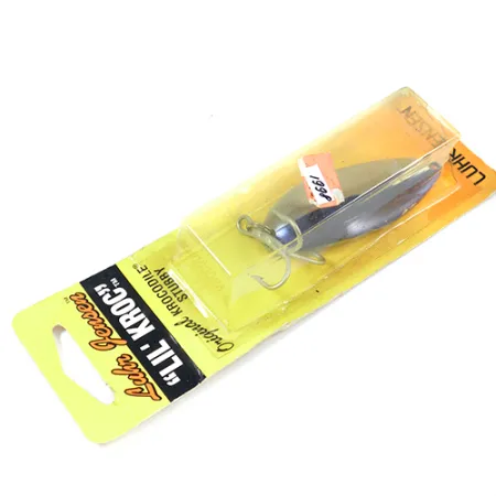 Luhr Jensen Lil' Kroc (Krocodile Stubby) Skeddrag, Nickel/Blå, 21g, #1998