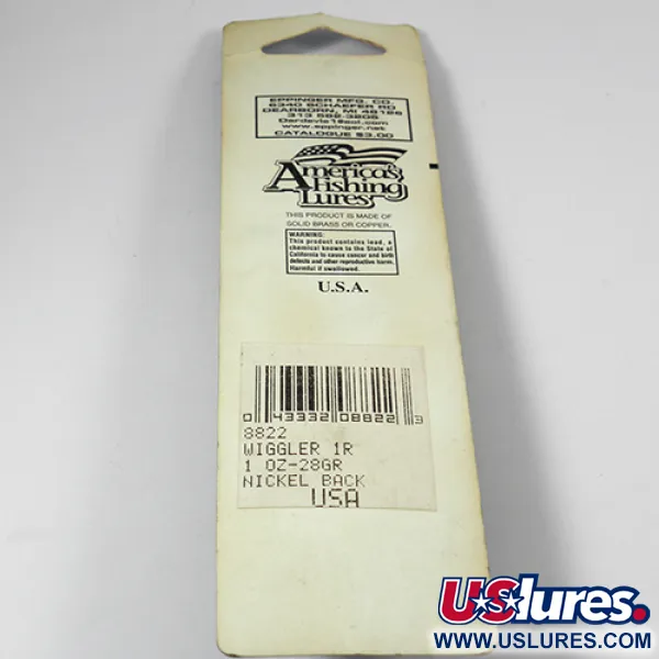 Eppinger Red Eye Wiggler Skeddrag, Nickel/Röda ögon, 28g, #1999