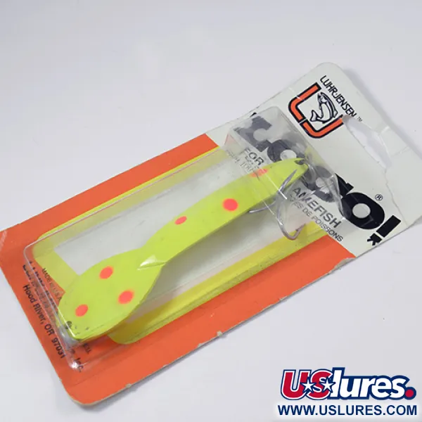 Luhr Jensen Loco 5 Skeddrag, Gul/Röd, 28g, Gädda, #2000