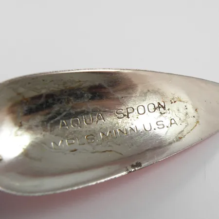 Nebco Aqua Spoon Skeddrag, Röd/Svart/Nickel, 9g, Vintage, #2021