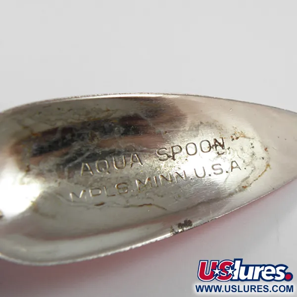 Nebco Aqua Spoon Skeddrag, Röd/Svart/Nickel, 9g, Vintage, #2021