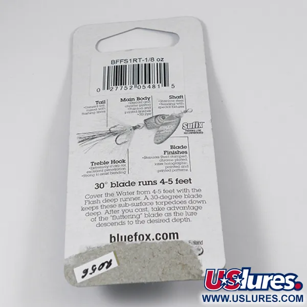 Blue Fox Flash Deep Runner Spinnare, Regnbåge, 4g, Djupgående, #2056