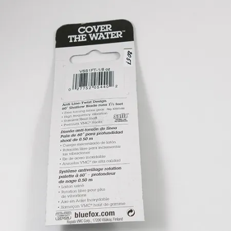 Blue Fox Vibrax Shallow Spinnare, Rainbow, 4g, Anti-lintvinn, #2057