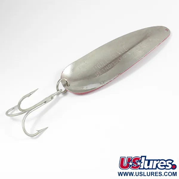 Dardevle Trolldevle Släpdrag, Röd / Vit / Nickel, 40g, #2060