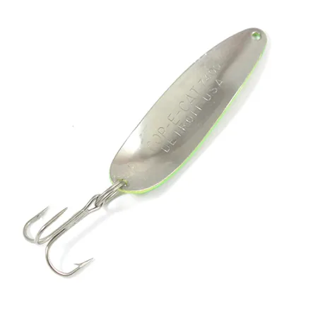 Eppinger Dardevle Cop-E-Cat 7400 Skeddrag, Gul/Grön/Nickel, 14g, #2098